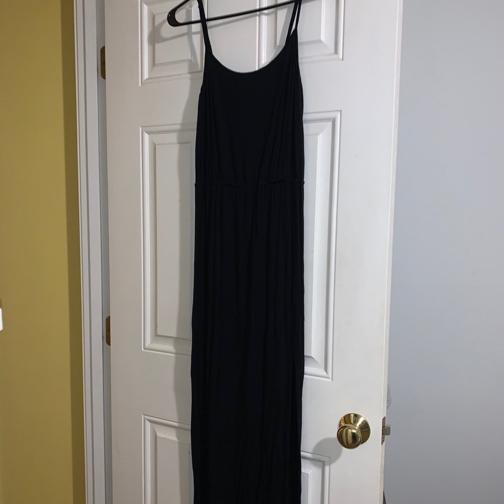 American Eagle long maxi black dress
